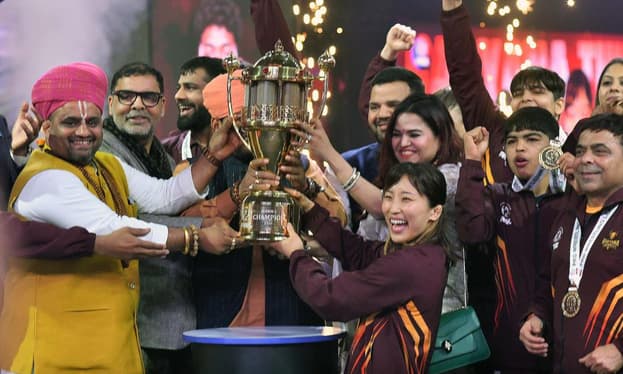 Trophy ceremony at a GSM-managed tournament